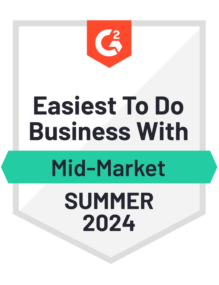 Easiest to do business with Mid Market Summer 2024